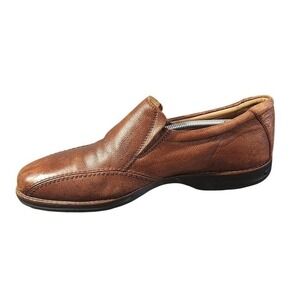 Alan Payne Shoes Mens Size 13 Brown Leather Slip On Loafers Tom Casual Comfort